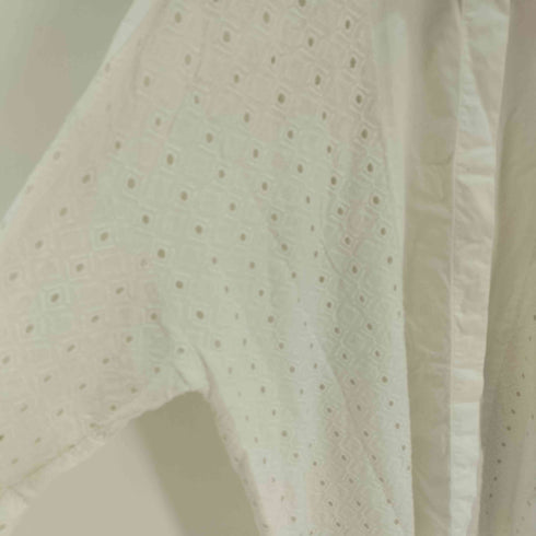 ザラ ZARA コントラスト刺繍入りシャツ レディース import:L