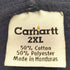 カーハート Carhartt Midweight Hooded Zip-Front Sweatshirt ロゴ刺繍 ジップアップパーカー メンズ 2XL