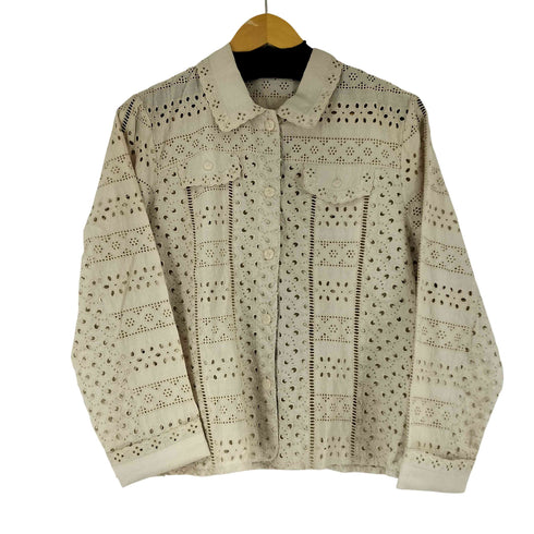 CHAMOIS L/S カットワークシャツ レディース JPN:44