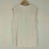 ザラ ZARA ホワイトフルイドボタンベスト レディース import:M