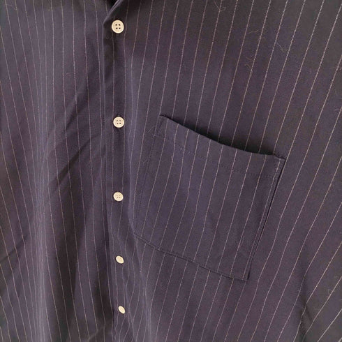 HONE / pinstripe pajama shirt jacket ピンストライプパジャマシャツジャケット メンズ 02