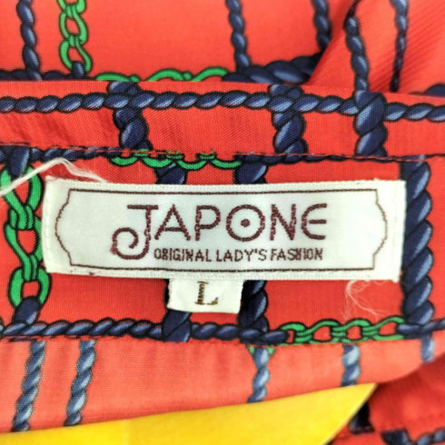 JAPONE チェーンデザインプリント L/S シャツ レディース JPN:L