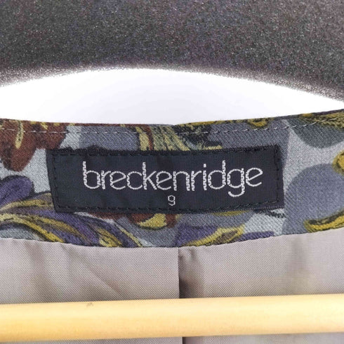 BRECKENRIDGE 総柄 ベスト スカート セットアップ レディース 9