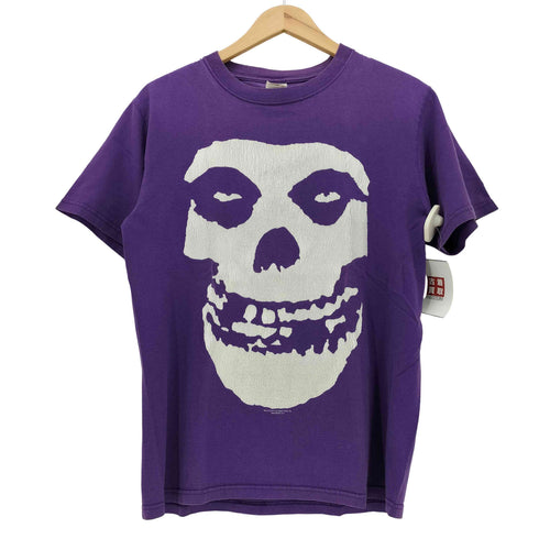 00S ANVILボディ USバンド ドクロ プリント クルーネック S/S Tシャツ メンズ import:S