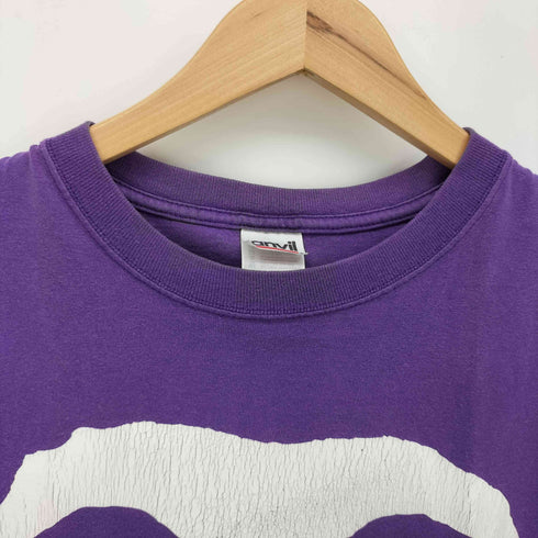 00S ANVILボディ USバンド ドクロ プリント クルーネック S/S Tシャツ メンズ import:S