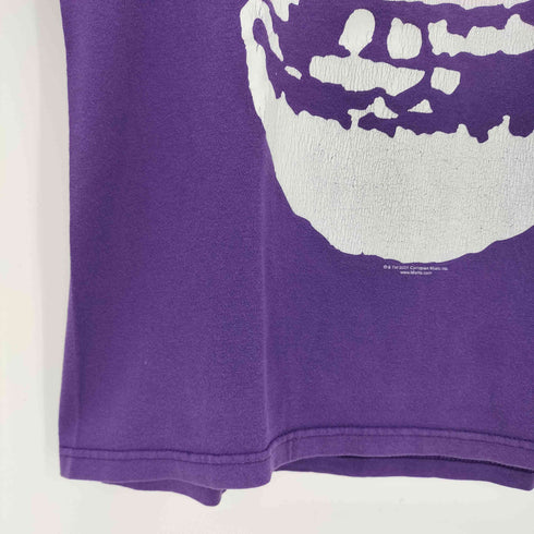 00S ANVILボディ USバンド ドクロ プリント クルーネック S/S Tシャツ メンズ import:S