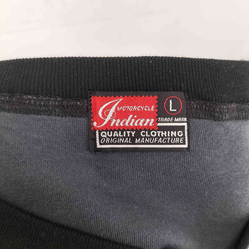 インディアンモーターサイクル INDIAN MOTORCYCLE スナップボタン スタッズ スウェットカーディガン メンズ JPN:L