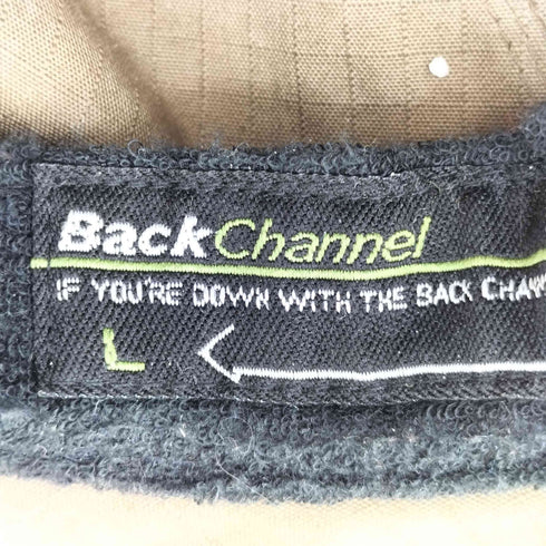 バックチャンネル Back Channel ロゴ刺繍 バケットハット メンズ
