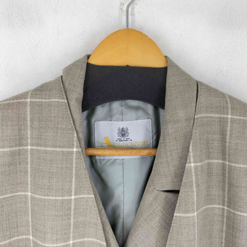 アクアスキュータム AQUASCUTUM ベストセット チェックテーラードジャケット レディース
