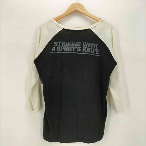 ルードギャラリー RUDE GALLERY フロント プリント Uネック ラグラン Tシャツ メンズ JPN:2