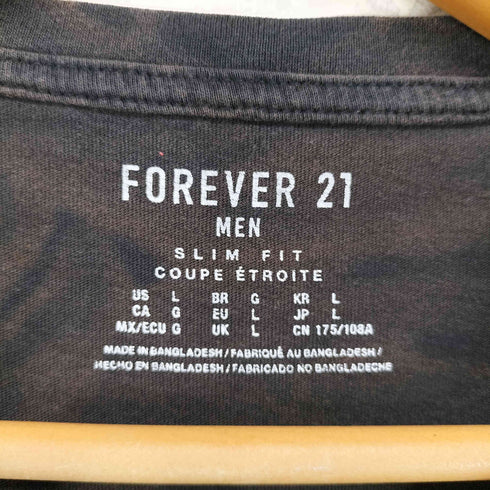 フォーエバー21 FOREVER 21 タイダイ染 クルーネックTシャツ メンズ JPN:L