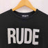 ルードギャラリー RUDE GALLERY フロント プリント クルーネック ラグラン Tシャツ メンズ JPN:3