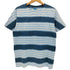 グッドオン good on USA製 グラデーション ボーダー クルーネック S/S Tシャツ メンズ import:M