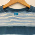 グッドオン good on USA製 グラデーション ボーダー クルーネック S/S Tシャツ メンズ import:M