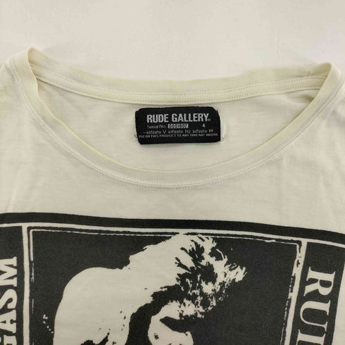 ルードギャラリー RUDE GALLERY フロント プリント クルーネック L/S Tシャツ メンズ
