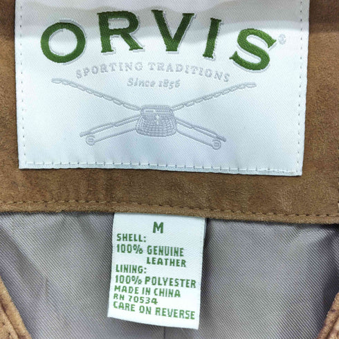 オービス ORVIS 裏地切り替え スエード ベスト メンズ import:M