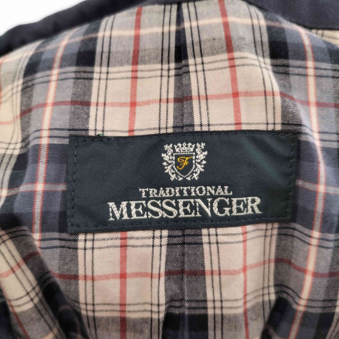MESSENGER 裏チェック ベルテッドトレンチコート レディース JPN:L