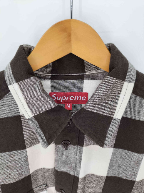 シュプリーム Supreme 90s-00s 初期 USA製 バッファローチェック ヘビーフランネル シャツ メンズ JPN:M
