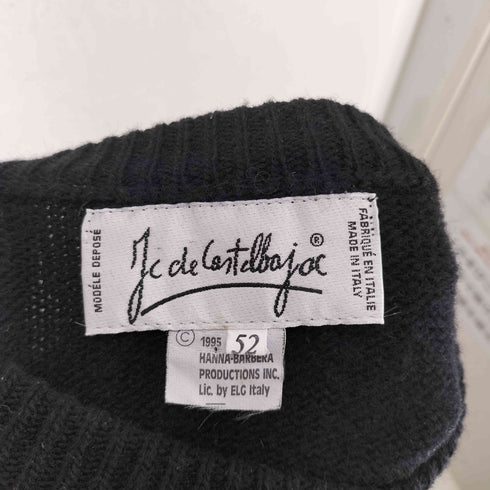 Jc de Castelbajac イタリア製 キャラクター刺繍 セーター メンズ EUR:52