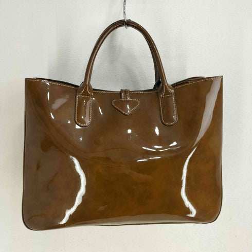 ロンシャン LONGCHAMP Roseau エナメルレザー 2WAY ハンドバッグ レディース ONE SIZE