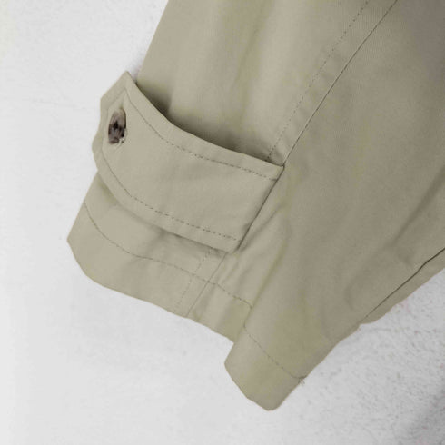 ランズエンド LANDS END 比翼ステンカラーコート レディース M 10-12