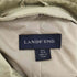 ランズエンド LANDS END 比翼ステンカラーコート レディース M 10-12