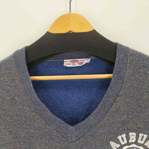 チャンピオン Champion 60-70s DORAN カレッジロゴプリント メランジVネックアクリルセーター メンズ XL