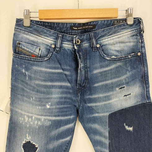 ディーゼル DIESEL イタリア製 BUSTER REGULAR SLIM TAPERED ダメージ スリムデニムパンツ メンズ W30 L32