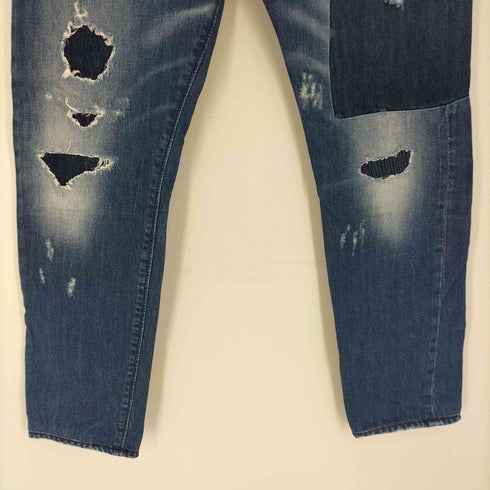 ディーゼル DIESEL イタリア製 BUSTER REGULAR SLIM TAPERED ダメージ スリムデニムパンツ メンズ W30 L32