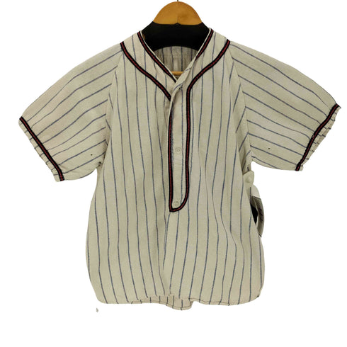 50-60s vintage ストライプ ベースボールシャツ メンズ