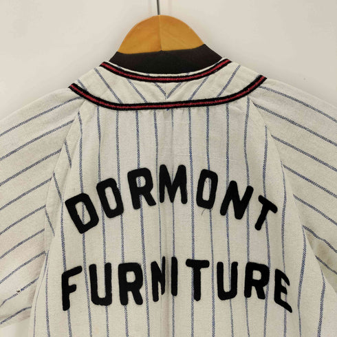 50-60s vintage ストライプ ベースボールシャツ メンズ