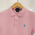 ラルフローレン RALPH LAUREN THE SKINNY POLO ポニー刺繍 鹿の子 半袖 ポロシャツ レディース import:M