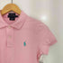 ラルフローレン RALPH LAUREN THE SKINNY POLO ポニー刺繍 鹿の子 半袖 ポロシャツ レディース import:M