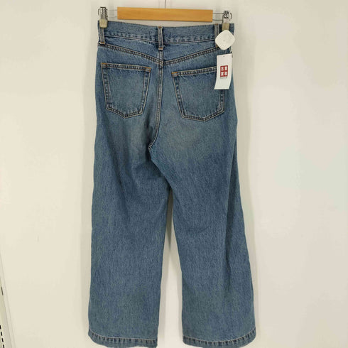 マウジー moussy BUTTON UP DENIM ワイドパンツ レディース JPN:1