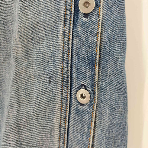 マウジー moussy BUTTON UP DENIM ワイドパンツ レディース JPN:1