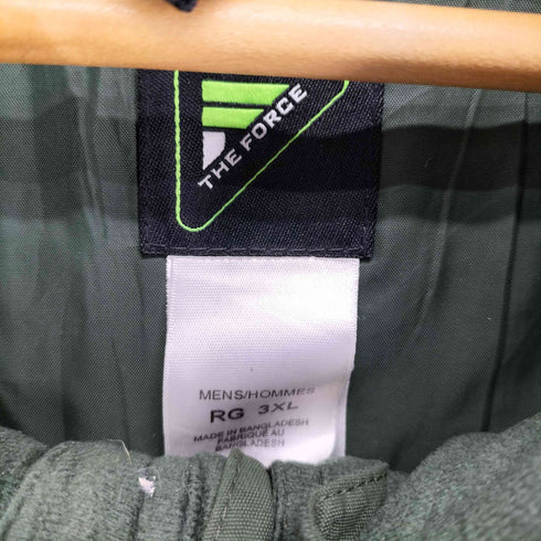 THE FORCE スタンドカラー 比翼ジャケット BIG SIZE ベンチレーション メンズ 3XL