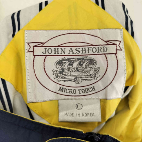 ジョンアッシュフォード JOHN ASHFORD スタンドカラー ハーフコート メンズ JPN:L