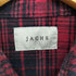 JACHS マチ付き 両フラップ チェックネルシャツ メンズ