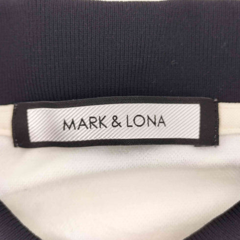 マークアンドロナ MARK&LONA スカル エンブレム ゴルフ S/S ポロシャツ メンズ JPN:46