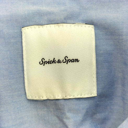 スピックアンドスパン Spick and Span 25ss 50コットンオーバーシャツ レディース FREE