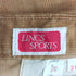 LINCS SPORTS コーデュロイ センタープレス ストレートパンツ メンズ US:30-31