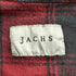 JACHS マチ付き 両フラップ チェックネルシャツ メンズ