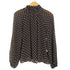 ザラ ZARA リボン付きドットプリントブラウス レディース import:S