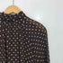 ザラ ZARA リボン付きドットプリントブラウス レディース import:S