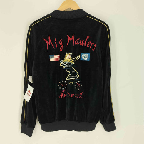 アヴィレックス AVIREX VELOUR RETRO JACKET MIG MAULERS ベロア レトロ ジャケット ミグモーラー メンズ import:M