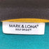 マークアンドロナ MARK&LONA スカルロゴ カラーブロック ニット メンズ