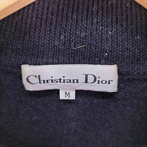 クリスチャンディオール Christian Dior エンブレム刺繍 ニット レディース M