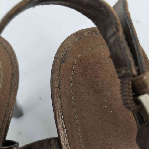 ナインウエスト NINE WEST スタッズデザイン ヒールサンダル レディース 61/2