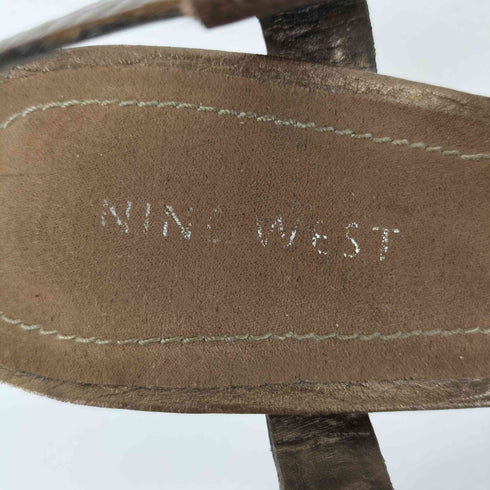 ナインウエスト NINE WEST スタッズデザイン ヒールサンダル レディース 61/2