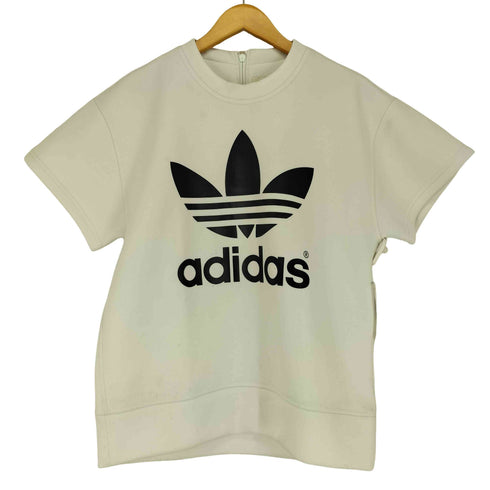 アディダス adidas フロントプリント 半袖 スウェット Tシャツ メンズ L